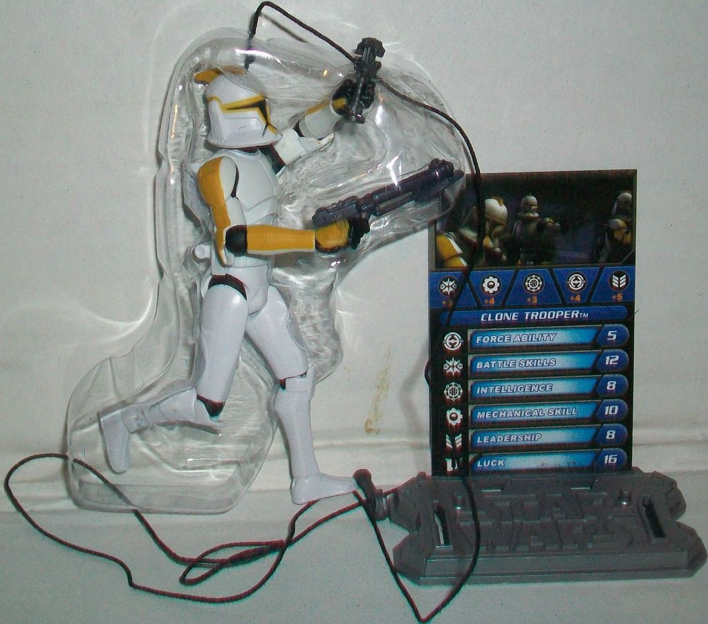 Star Wars CLONE TROOPER with Zip Line Yellow 327th Star Corps Action