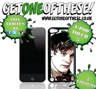 POD TOUCH 5 CUSTOM DOCTOR WHO ART CASE MATT SMITH *NEW*