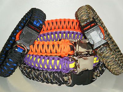 EXTREME KING COBRA CUSTOM MADE DOG COLLAR.USA MADE PARACORD.