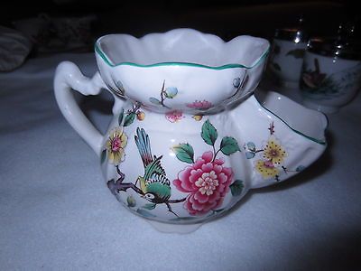 Rare Chinese Rose Old Foley James Kent Scuttle Shaped Shaving Mug