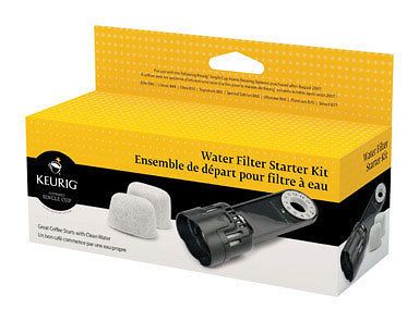 KEURIG WATER FILTER STARTER KIT includes (2) FILTER CARTRIDGES NEW IN