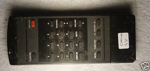 Daewoo 36 TV remote