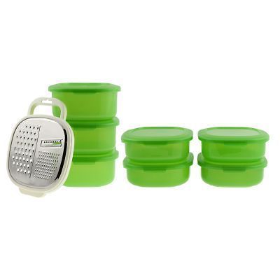 15pc Debbie Meyer Shred N Store Set Produce Fresh GreenBoxes Grater