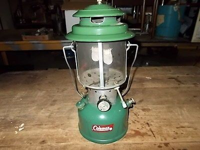 Vintage Coleman 220F Green Lantern Fuel 1963 Dual Mantle