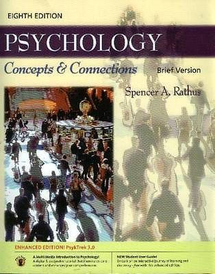 PSYCHOLOGY CONCEPTS CONNECTIONS 8TH BRIEF 2011 0840033400 GOOD