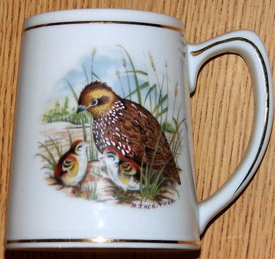 Living Gallery M.J Heritage Bobwhite Quail Coffee Mug Cup Tankard