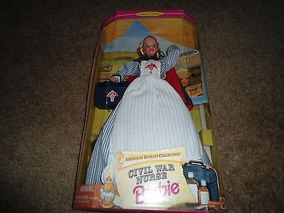 WAR NURSE BARBIE doll 1995 Mattel American Stories Collection new NIB