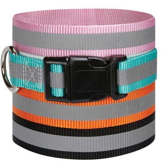 Dog Collar Nylon Guardian Gear Pet Collars Night visibility reflect