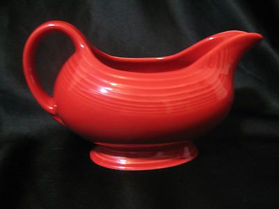 Fiesta Dinnerware Scarlet Gravy/Sauce Bowl Server NEW