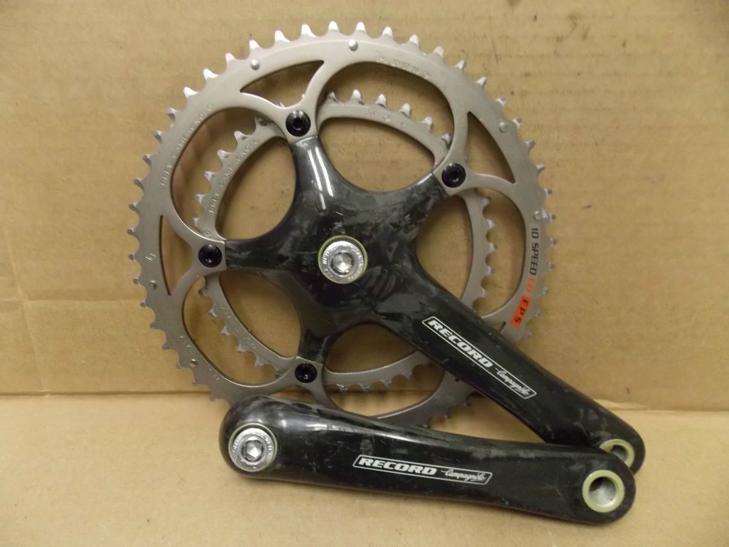 Campagnolo Record Carbon Fiber 10 Speed 170 Crankset Cranks