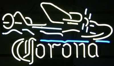 CORONA PLANE BEER BAR PUB NEON LIGHT SIGN ME095