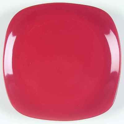 Gibson Designs SENSATIONS II RED Square Salad Plate