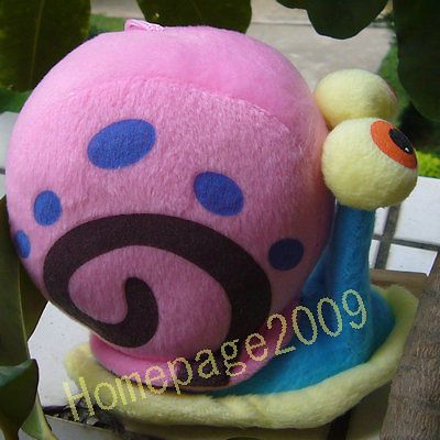 NEW ARRIVAL CUTE PET of SPONGEBOB SQUAREPANT GARY THE SNAIL PLUSH DOLL