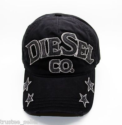 NWT DIESEL Mens Castaban Star Logo Hat PD Trucker Hat Baseball Cap
