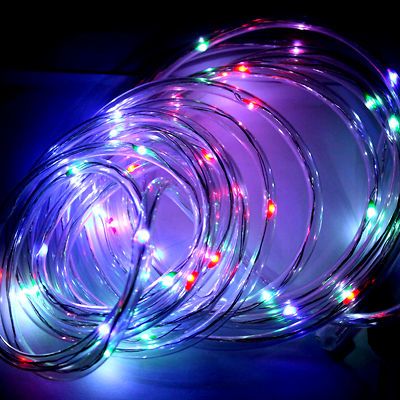 RGB 50 LED Tube Rope 5M 12V Outdoor Party Xmas Decoration Holiday