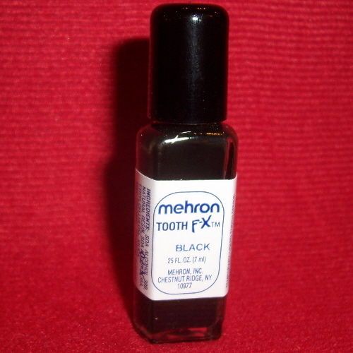 FX Mehron Makeup Halloween Dye Out Teeth Stage Liquid Cover Paint