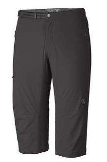 2012 13 Mountain Hardwear Rifugio Trek 3/4 Pant OM4639 Shark Gray Last