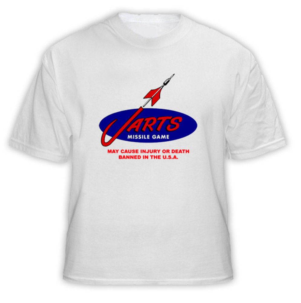 Jarts Missle Game Darts 80s T Shirt