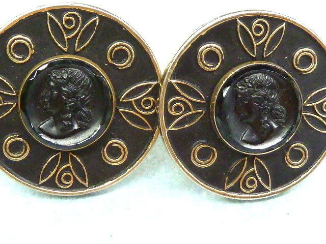 swank cameo cuff links