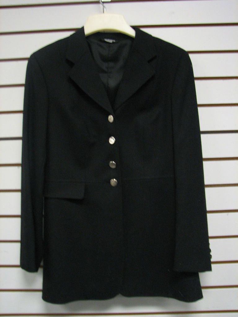 NEW Grand Prix Dressage Coat / Show Jacket Size Ladies 14 Reg Black