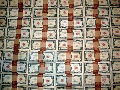 States $2 Red Seal Premium Quality US Currency Small Size Note Money