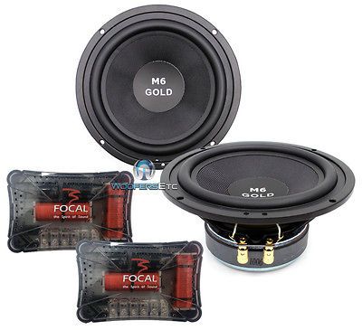 MIDBASS ADD ON KIT PACKAGE MID CROSSOVER PKG CDT FOCAL POLYKEVLAR 6.5