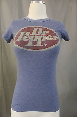 Junk Food Juniors XS Extra Small Dr Pepper Im A Pepper Heather Blue