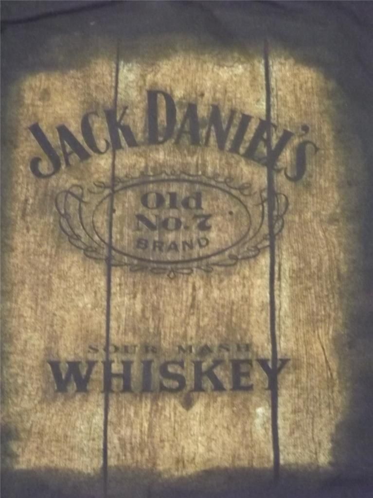 JACK DANIELS GRAPHIC T SHIRT SIZE XL BLACK JACK DANIELS old No 7 FREE