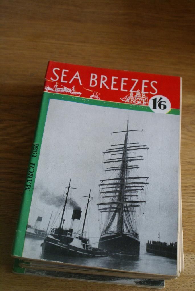 SEA BREEZES Mar 1956 Cunard Liner Surbia