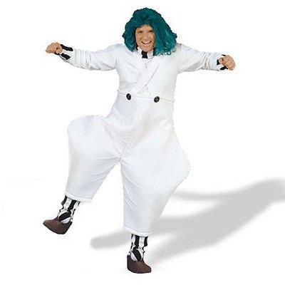 Candy Factory Worker Adult Costume Wonka,willy,ch ocolate,oompa