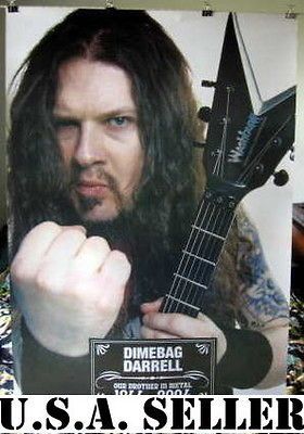 Dimebag Darrell Abbott Pantera tribute poster great