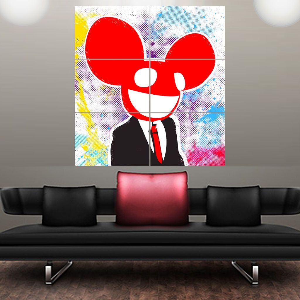 Deadmau5 Mouse Music Rare Art Design Laminated Poster