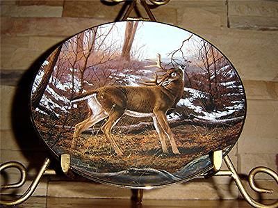 Majestic Whitetails SIGN POST Hayden Lambson DANBURY MINT Deer Buck