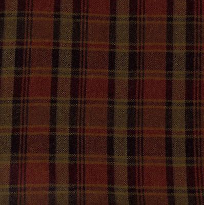 PRIMITIVE RED & GREEN PLAID ~ Wool for Rug Hooking, Applique, Penny