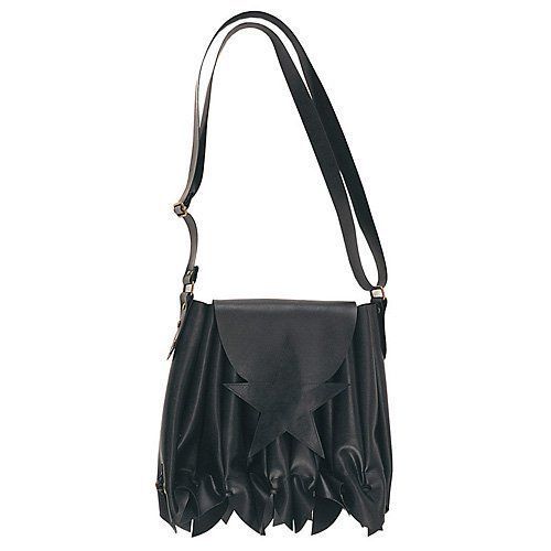 DEMONIA RUBBER STAR FLAP SHOULDER BAG FETISH GOTH EMO PUNK VEGAN