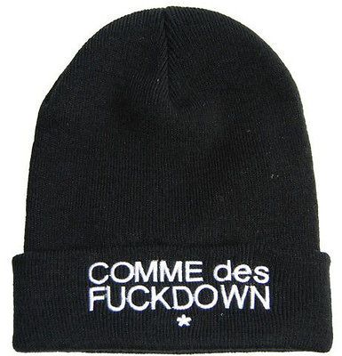 COMME DES FUCKDOWN ROCKY VSVP ASAP BigBang GDragon Kpop Hip Hop Beanie