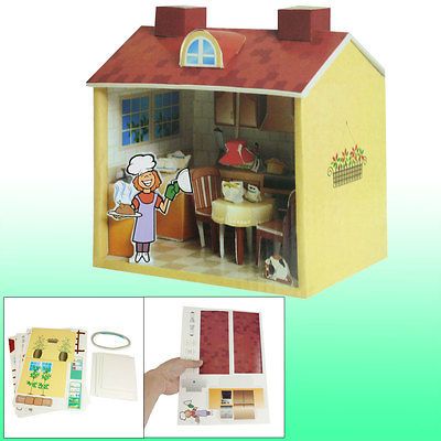 Kids Kitchen Design 3D Puzzle DIY Piece Together Toy