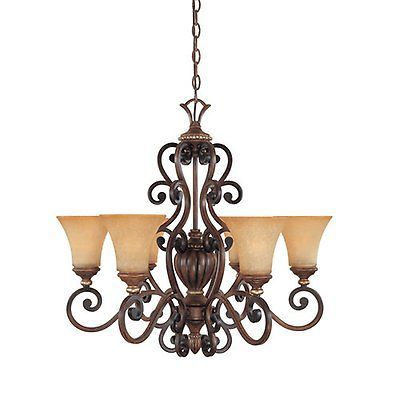 Designers Fountain 81586 BWG Montreaux Collection 6 Light Chandelier