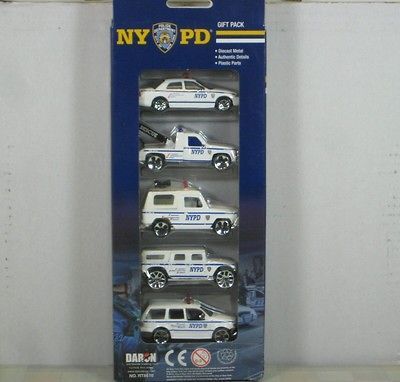 New York Police Department (NYPD) 5 Cars Gift pack DieCast