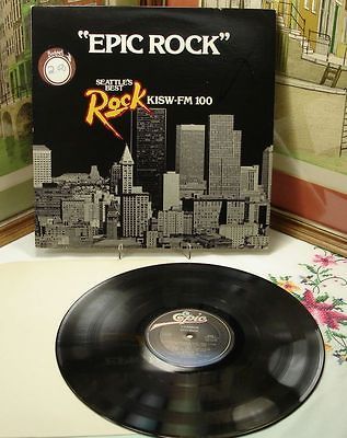 VARIOUS ARTISTS EPIC ROCK PROMOTIONAL AS932 VINYL 33LP EPIC RECORDS