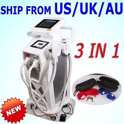 & HEALTH UPDATED NEW 3 1 YAG LASER + E LIGHT IPL + RF REMOVER f7