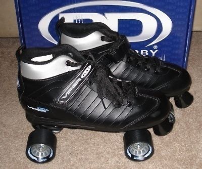 NEW ROLLER DERBY VIPER QUAD SPEED SKATES MENS 6 Abec 5 refurb