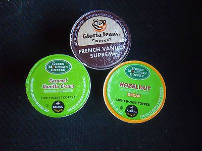 LOT OF 14 ASSORTED FLAVORED COFFEE KEURIG K CUPS 