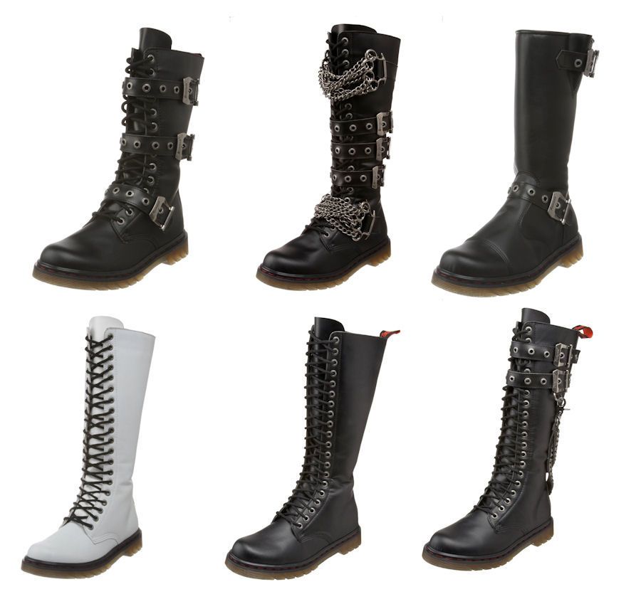 DEMONIA Mens Combat Boots Disorder 303 304 400 402 403 Sizes4 14