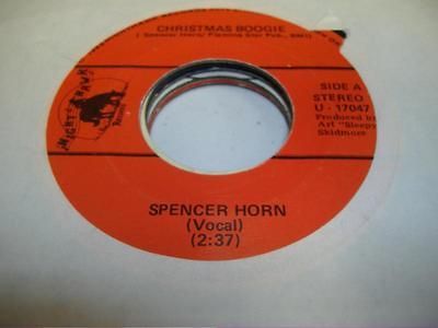 HEAR Christmas 45 SPENCER HORN Chritmas Boogie on Night Hawk