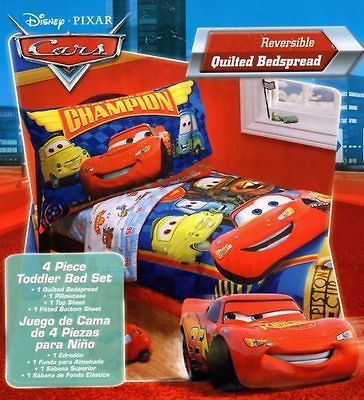 Disney Cars Team 95 4 Piece Toddler bedding set