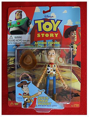 Woody Quick Draw Action Toy Story ThinkWay Toys action figure