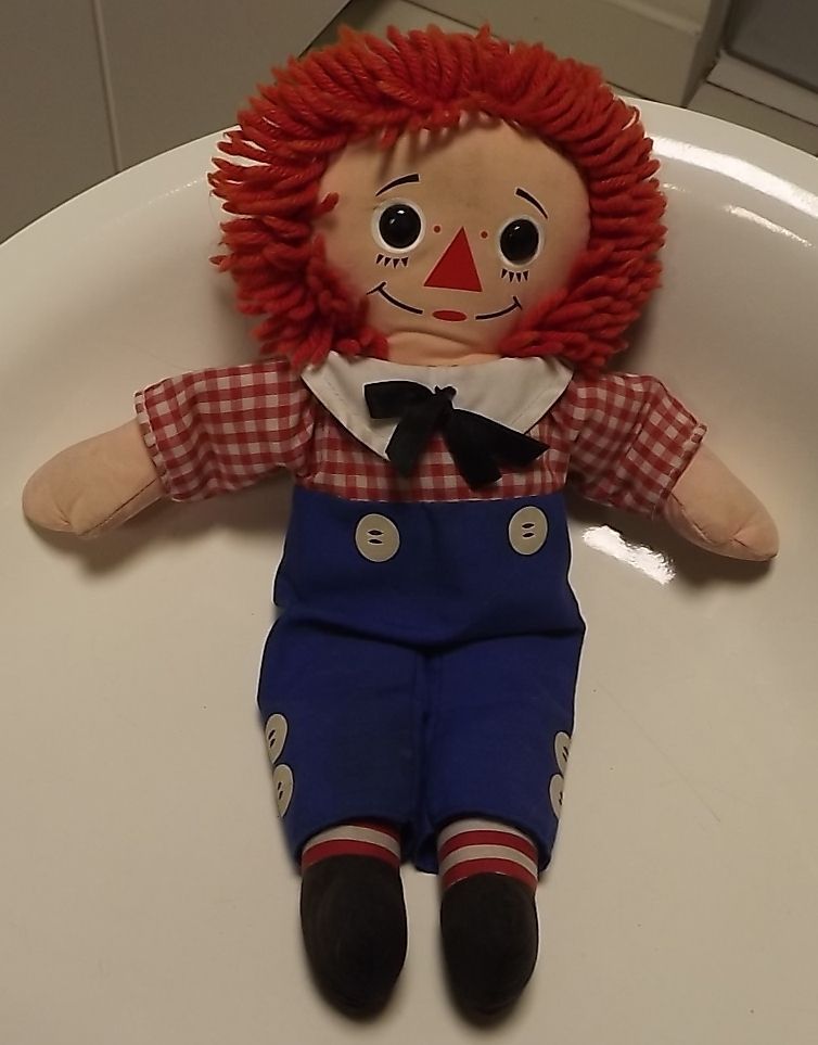 DOLL ANDY (Raggedy Ann and Andy) PLAYSCHOOL 12 PLUSH VINTAGE