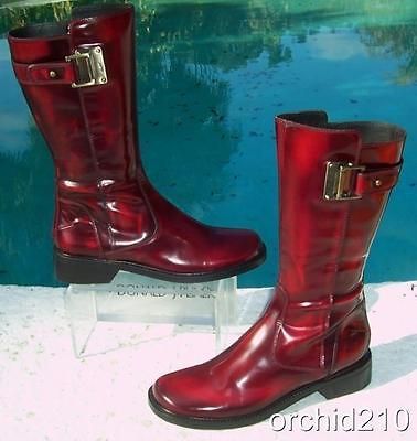 Donald Pliner ~$495 COUTURE~ PEACE~ POLISHED CALF~ Boot Shoe NIB