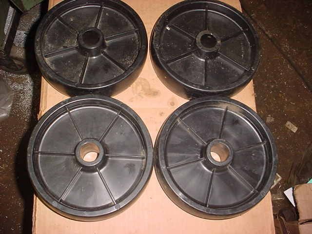 WHEELS 8 LAWN MOWER EQUIPMENT WELDER CARTS DOLLEY UTILITY WAGON TOOL